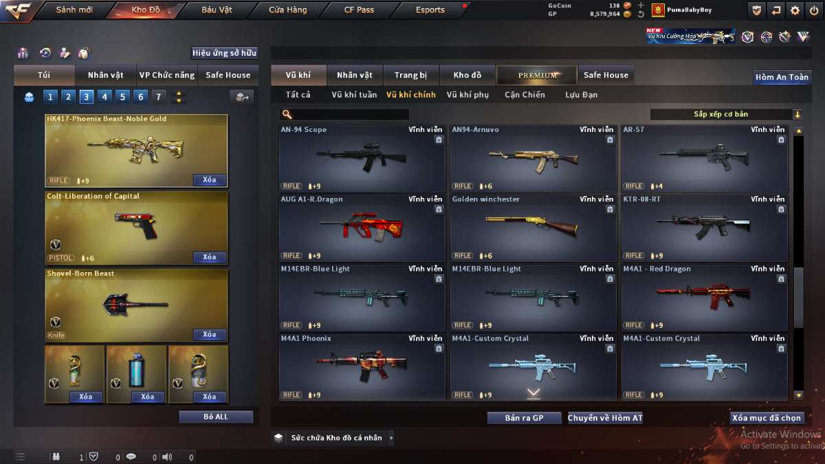 shop acc cf uy tin gia re